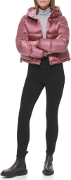 Жіночий короткий пуховик Calvin Klein на кнопках оригінал