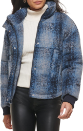 Женская шерстяная куртка-пуховик Levi's 1159789051 (Синий, L)