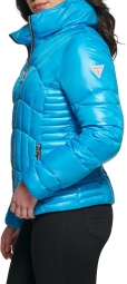 Жіноча стьобана куртка Guess 1159795329 (Блакитний, S)