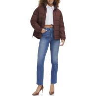Жіноча стьобана куртка Levi's 1159831857 (Коричневий XL)