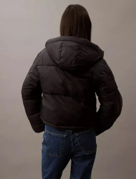 Женская короткая куртка с капюшоном Calvin Klein 1159832323 (Черный XXL)