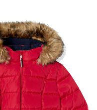 Жіночий стьобаний пуховик Tommy Hilfiger 1159833667 (Червоний XL)