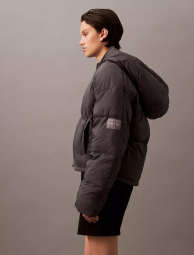 Женская короткая куртка с капюшоном Calvin Klein 1159836232 (Серый XXL)