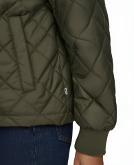 Жіноча стьобана куртка Levi's 1159836240 (Зелений M)
