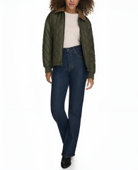 Жіноча стьобана куртка Levi's 1159836240 (Зелений M)