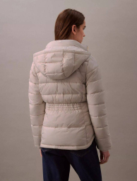 Легкая стеганая куртка Calvin Klein с капюшоном 1159837553 (Молочный XL)
