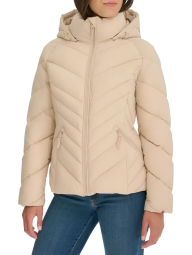 Женская стеганая куртка Tommy Hilfiger 1159837960 (Бежевый XL)