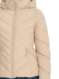 Женская стеганая куртка Tommy Hilfiger 1159837960 (Бежевый XL)