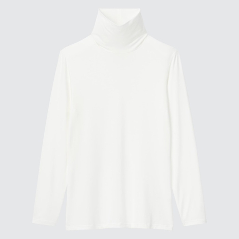 Женский лонгслив HEATTECH Uniqlo 1159796629 (Белый, S)