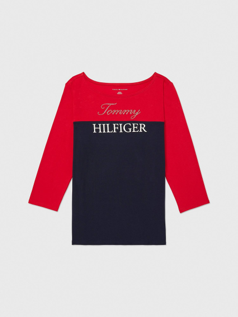 Лонгслів Tommy Hilfiger з логотипом оригінал