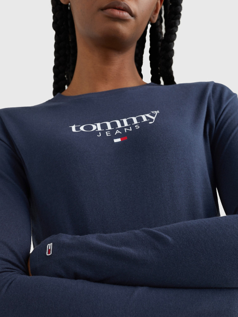 Жіночий укорочений лонгслів Tommy Hilfiger оригінал