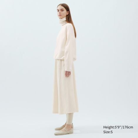 Стильний лонгслів Uniqlo. 1159801782 (Білий, S)