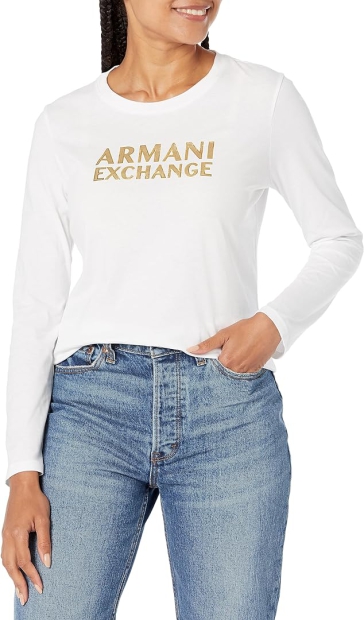 Женский лонгслив A|X ARMANI EXCHANGE 1159817245 (Белый XXL)