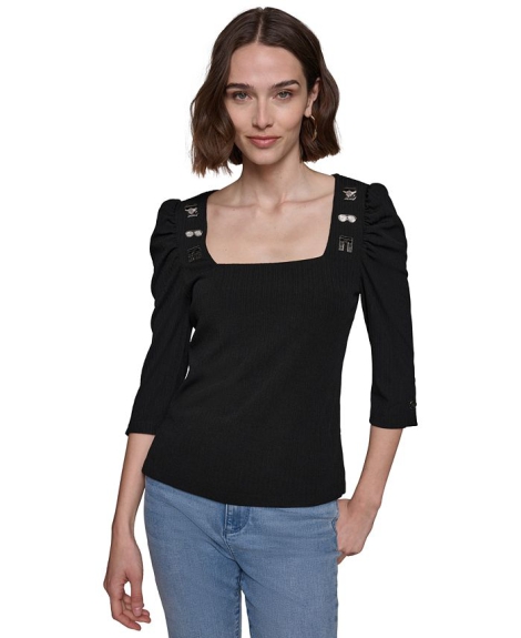 Жіночий лонгслів Karl Lagerfeld Paris 1159810680 (Чорний, XL)