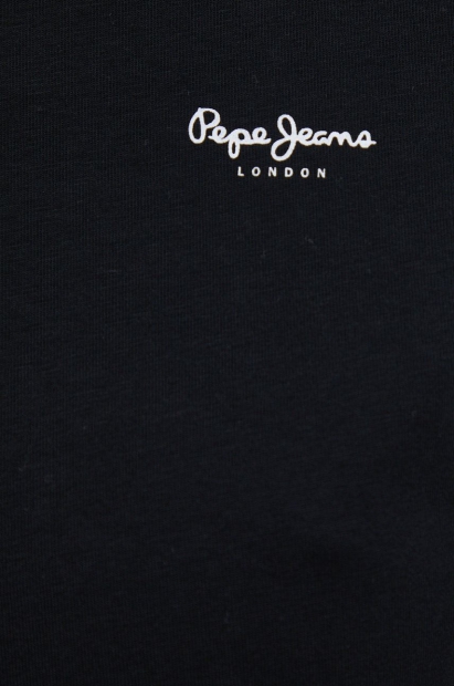 Жіночий лонгслів Pepe Jeans London кофта з логотипом 1159814418 (Чорний, XS)