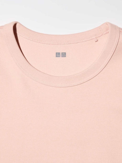 Стильний лонгслів Uniqlo 1159829019 (рожевий XL)