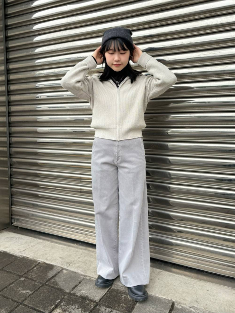 Эластичный лонгслив UNIQLO водолазка в рубчик 1159832965 (Черный S)