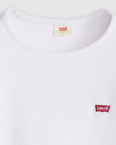 Женский лонгслив Levi's кофта 1159835299 (Белый M)