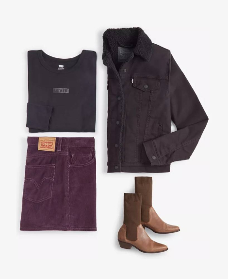 Женский лонгслив Levi's кофта 1159835654 (Черный S)
