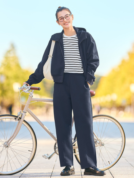 Стильный лонгслив Uniqlo 1159835672 (Белый S)