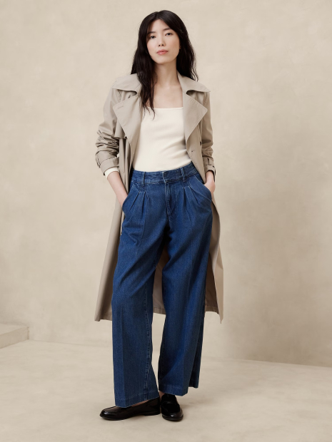 Жіночий лонгслів Banana Republic в рубчик 1159836368 (Молочний XXL)