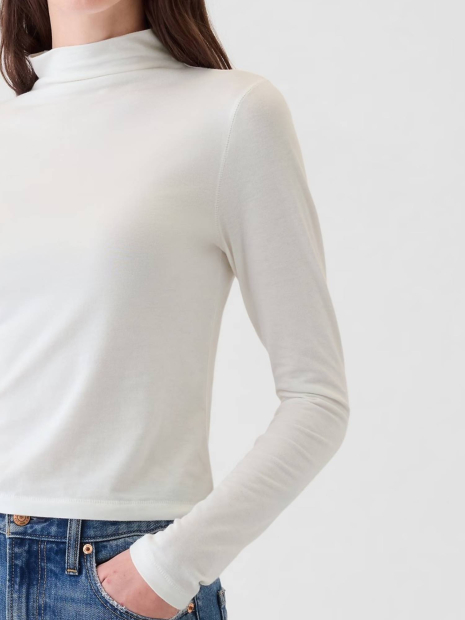 Базовый лонгслив GAP  1159836995 (Белый XXL)