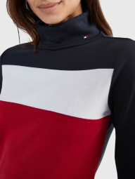 Водолазка з кольоровими блоками Tommy Hilfiger кофта з коміром оригінал