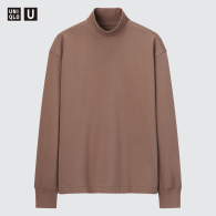 Женская водолазка UNIQLO кофта 1159782251 (Коричневый, XS)