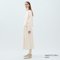 Стильный лонгслив Uniqlo водолазка 1159801871 (Белый, XS)