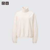 Стильний лонгслів Uniqlo. 1159801782 (Білий, S)