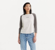 Женский лонгслив Levi's 1159806377 (Белый, S)