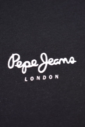 Женский лонгслив Pepe Jeans London кофта с логотипом 1159814419 (Черный, S)