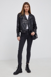 Женский лонгслив Pepe Jeans London кофта с логотипом 1159814423 (Молочный, XS)