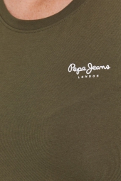 Жіночий лонгслів Pepe Jeans London кофта з логотипом 1159814428 (Зелений, M)