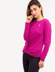 Чоловічий лонгслів US Polo Assn з логотипом 1159827661 (Рожевий S)