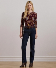 Женский лонгслив Ralph Lauren 1159829445 (Бордовый S)