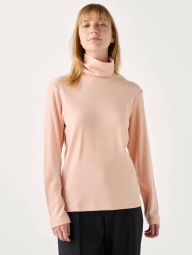 Флисовый лонгслив HEATTECH UNIQLO водолазка 1159832947 (Розовый XL)