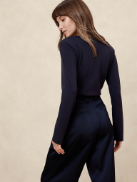 Женский лонгслив Banana Republic 1159835264 (Синий S)