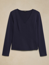 Женский лонгслив Banana Republic 1159835264 (Синий S)