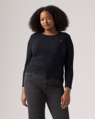 Жіночий лонгслів Levi's кофта 1159835302 (Чорний L)