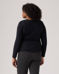 Жіночий лонгслів Levi's кофта 1159835302 (Чорний L)