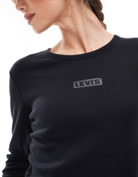 Женский лонгслив Levi's кофта 1159835654 (Черный S)
