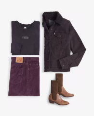 Женский лонгслив Levi's кофта 1159835654 (Черный S)