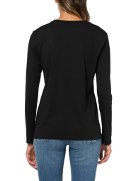 Базовый лонгслив Armani Exchange с логотипом 1159835992 (Черный L)