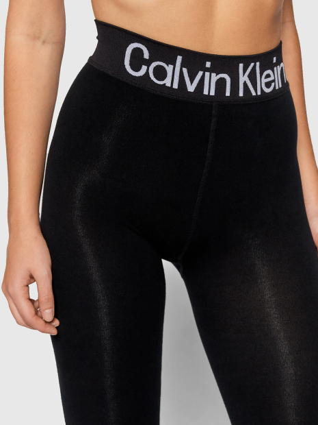 Леггинсы с высокой посадкой Calvin Klein лосины 1159780255 (Черный, S)