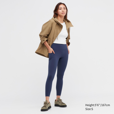 Женские леггинсы Uniqlo лосины 1159782673 (Синий, XXL)