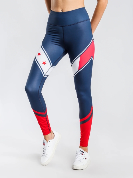 Лосини спортивні Tommy Hilfiger легінси 1159812473 (Білий/синій, XL)