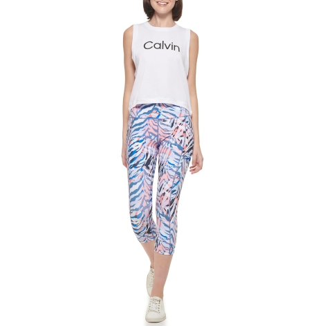 Легінси з високою посадкою Calvin Klein лосини укорочені 1159827126 (Різні кольори XS)