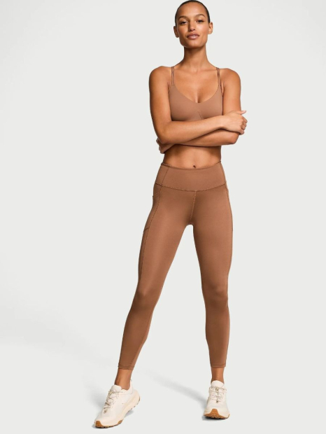 Лосины спортивные Victoria's Secret леггинсы 1159832371 (Коричневый L)