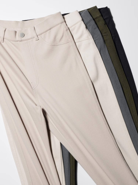 Женские ультра эластичные джинсовые леггинсы Uniqlo 1159832759 (Белый M)